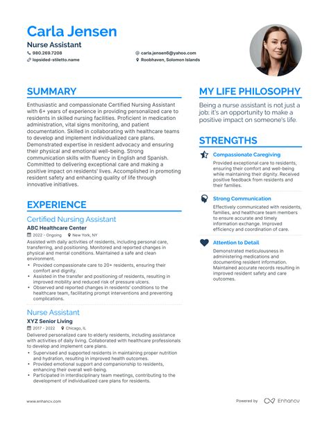 3 Successful Nurse Assistant Resume Examples And Writing Tips for 2024