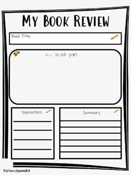 Book Review by Savvy Special Ed | Teachers Pay Teachers