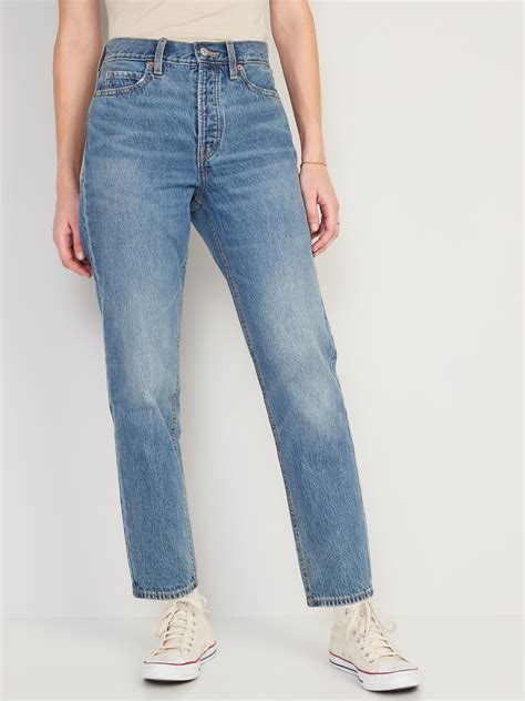 Straight High Waisted Jeans | Old Navy