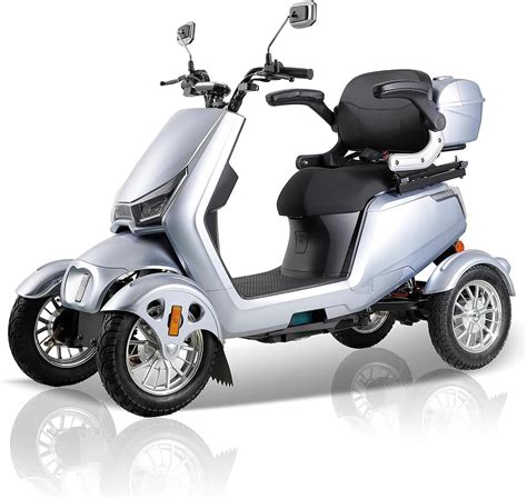 Amazon.com: VEVOR Heavy Duty 4-Wheel Mobility Scooters for Seniors ...