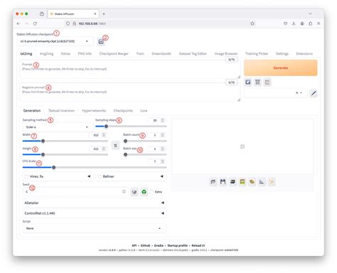 Image result for Stable Diffusion Web Interface Design