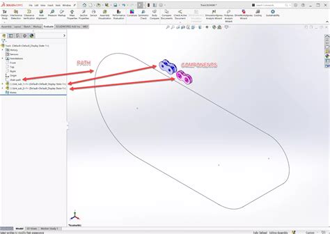 Image result for SolidWorks Chain Pattern Tutorial