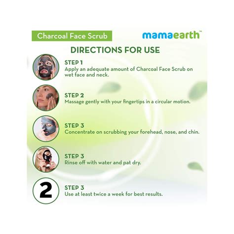 Mamaearth Charcoal Face Scrub 100gm - Cureka