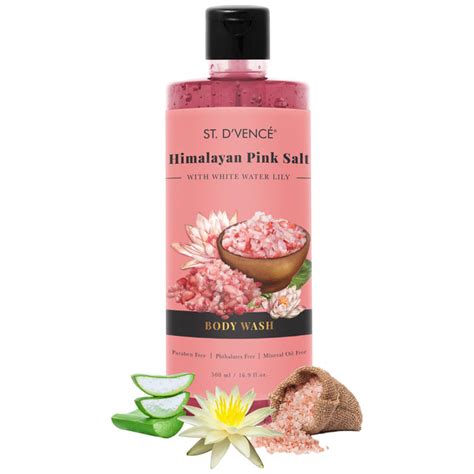 Pink Salt - Himalayan Pink Salt & White Water Lily Body Wash – St. D’vencé