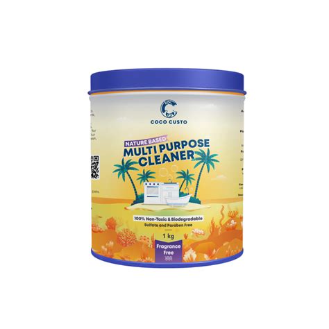 Buy Coco Custo - Fragrance Free Multi Purpose Cleaner in a Steel Tin
