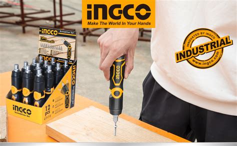 INGCO Screwdriver Set, 13 in 1 Ratchet Screwdriver Set, INGCO Style ...