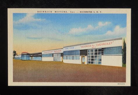 1950s Heinrich Motors Chevrolet Fisk Tires 214 Lake Ave. Rochester NY ...