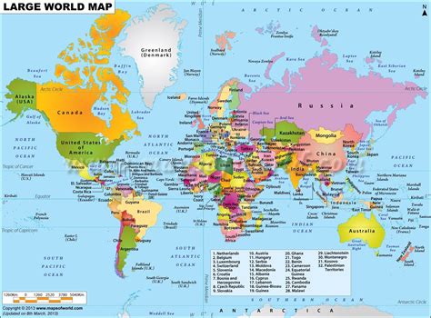 Free Printable World Map Quiz