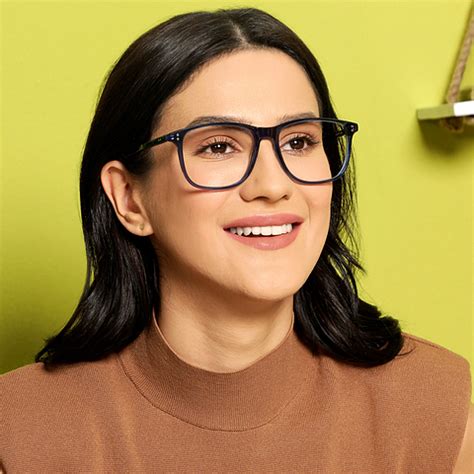 Transparent Blue Full Rim Square Vincent Chase Classic Acetate VC ...