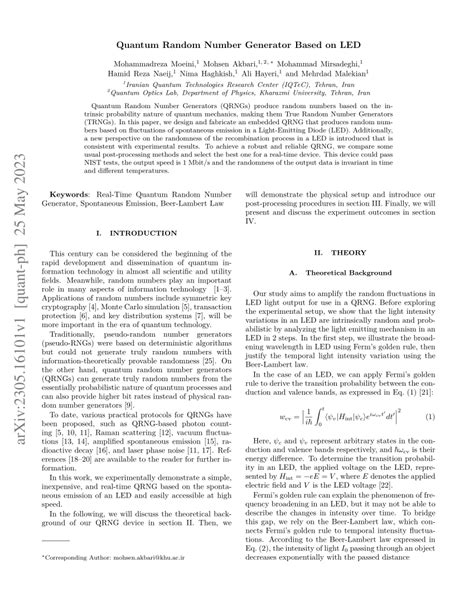 Image result for Quantum Random Number Generator Technology