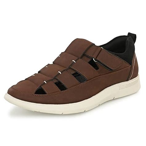 Centrino Men's 2877 Brown Fisherman Sandal_6 UK (2877-2): Buy Online at ...