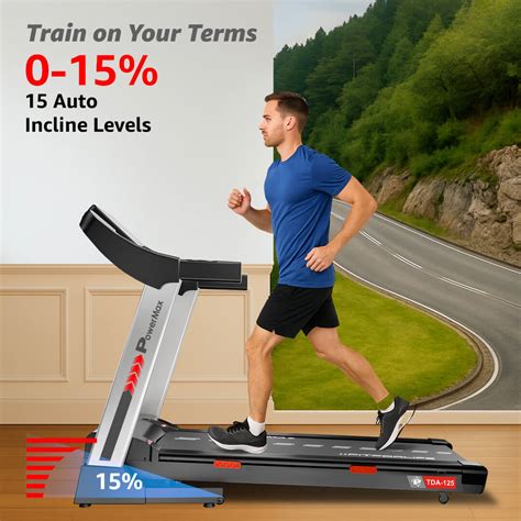 TDA-125 Motorized Treadmill with Auto Incline