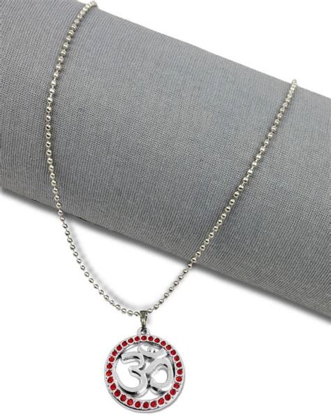 Stylewell JAR0356-01 Round Om Chand Diamond Shiva Mahadev Shankar ...