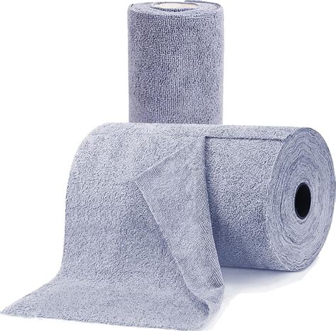 Niwlix Microfiber Cleaning Cloth Roll Kitchen Towel Roll Reusable ...