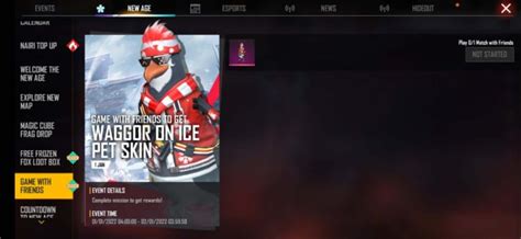 Free Fire Events: How To Get Frozen Fox Loot Box Skin For Free And ...