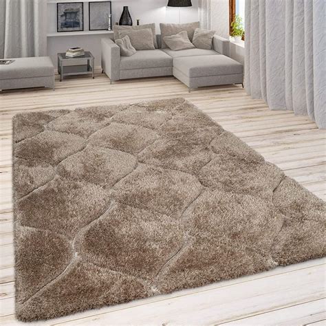 Buy HI-Homes Fluffy Living Room Soft Touch Carpet Comfy Bedroom Anti ...