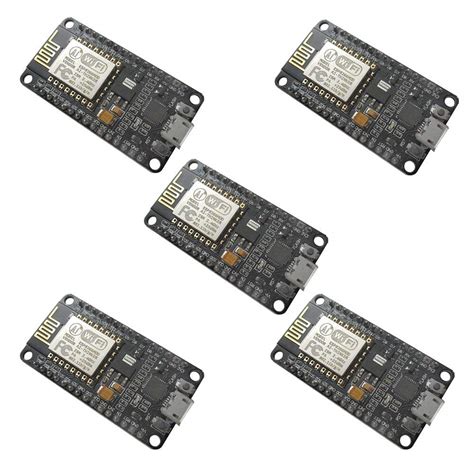 REES52 5pcs NodeMcu Lua ESP8266 ESP-12E CP2102 WiFi Network Development ...