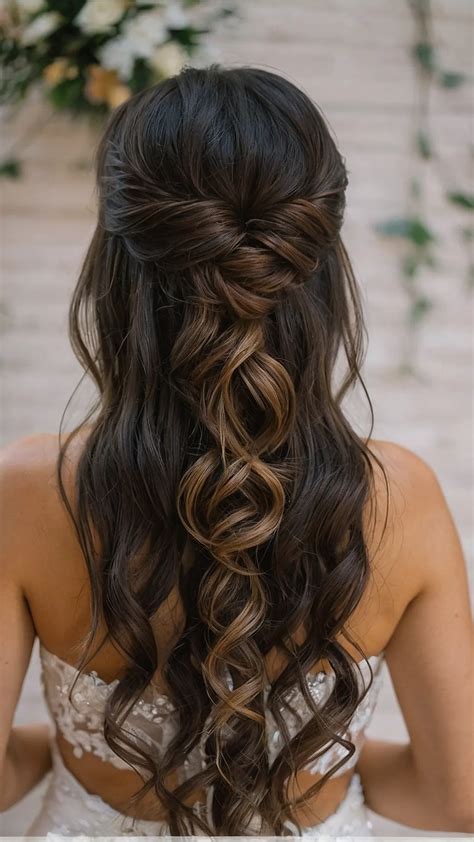 Dreamy Half Up Half Down Wedding Hairstyles for Every Hair Length ...