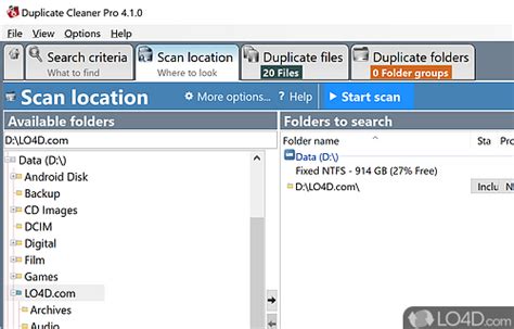 Duplicate File Cleaner 的图像结果