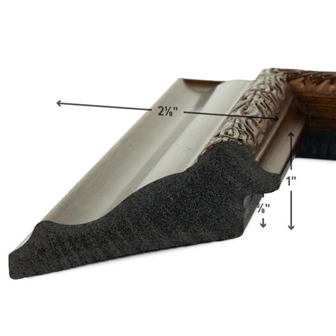 Craig Frames 11x17 Picture Frame Smoked Bronze Brown Pompeii Style 7167 ...