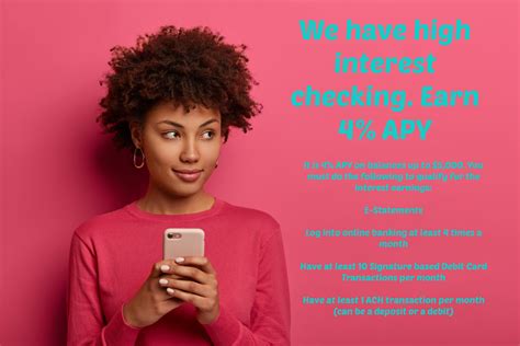 High Interest Checking - Michigan Coastal Credit Union
