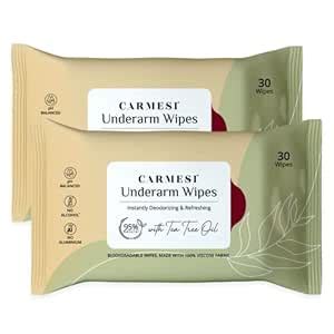 Buy Carmesi Underarm Wipes | Instantly Deodorize & Refresh Your ...