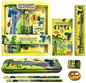 KAWASONY Kids Dinosaur Theme Stationary geometry box Price in India ...