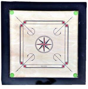 Savaji Mk 32 Inch 4 MM Play Carrom Board Carrom Board Game - 32 Inch 4 ...