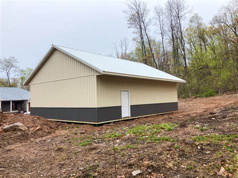 30x40 Pole Barn Garage In Drums, PA - Extreme Pole Buildings