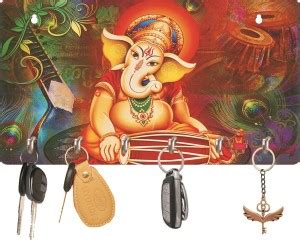VPF DEAL Ganesha Beautiful Home Wooden Wood Key Holder Price in India ...