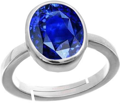 Blue Sapphire Ring - Buy Blue Sapphire Ring online at Best Prices in ...