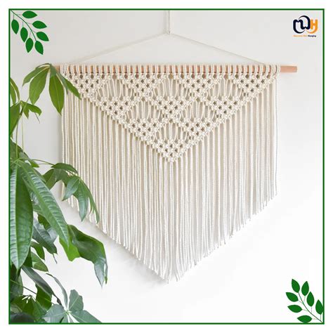 Handmade Boho Style Macrame Pattern Woven Bohemian Art Tapestry ...