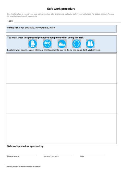 Image result for Workplace Procedure Example