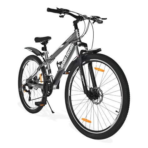 Buy Urban Terrain Mutant 29T Grey, Steel Mountain Cycle with 21 Gear ...