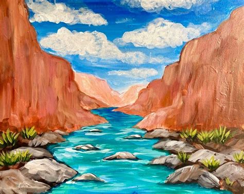 Grand Canyon: Folsom Paint Class, Painted. Studios, Folsom, 20 July ...