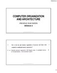 Computer Organization and Architecture - CST202 - KTU - Studocu