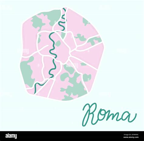 Tiber River Europe Map