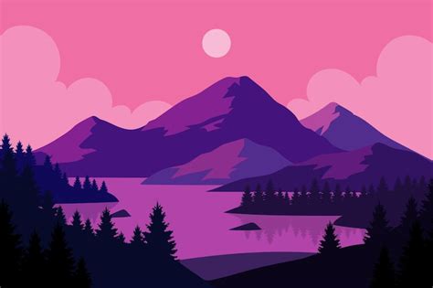 Purple mountain wallpaper Images - Free Download on Freepik