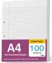 Flipkart.com | My Diariez Pre-punched Sheets Lining Project Paper Ruled ...