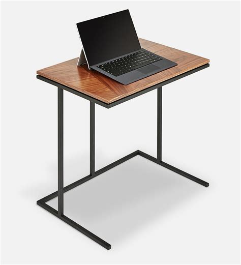 Buy Vento Metal C-Shape End Table in Brown & Black Finish by Ventuos ...