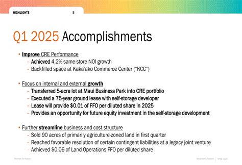Alexander & Baldwin Q1 2025 slides: raises FFO guidance after strong ...