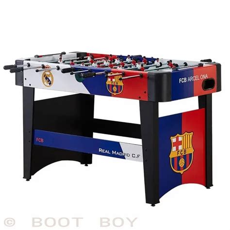 Foosball Table - BOOT BOY BB 123 IN Black Foosball Soccer Table - Black ...