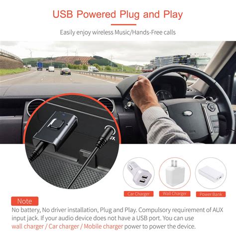 TANTRA BLUEME Bluetooth Receiver 5.0 Bluetooth Receiver for Car Transm ...