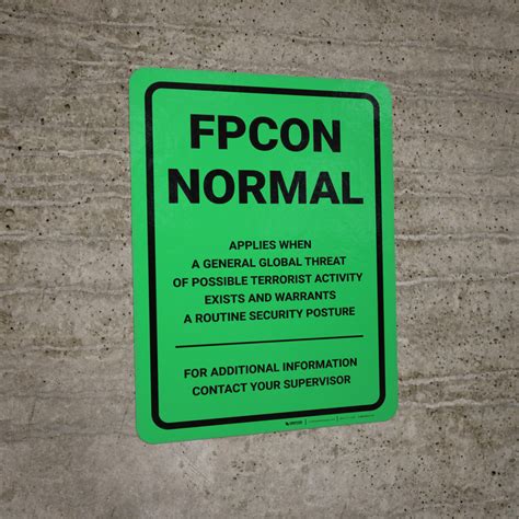 FPCON Charlie Exercise Sign 的图像结果