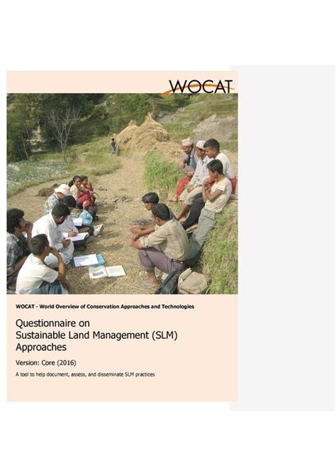 Portal:Questionnaire on Approaches (QA) - wocatpedia.net