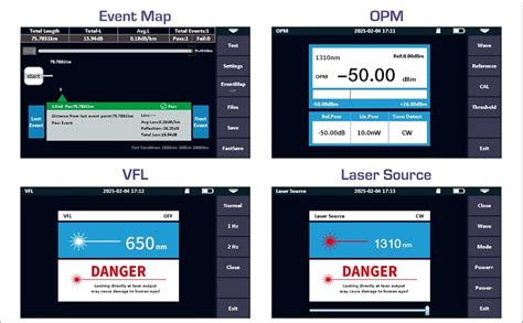 Fibershot Mini OTDR D32 – 1310nm/32dB & 1550nm/30dB, 5" Touchscreen ...