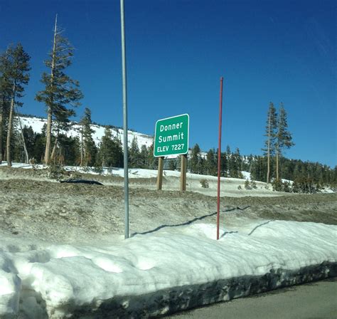 Trans-Sierra Highway Passes; Interstate 80 Donner Summit