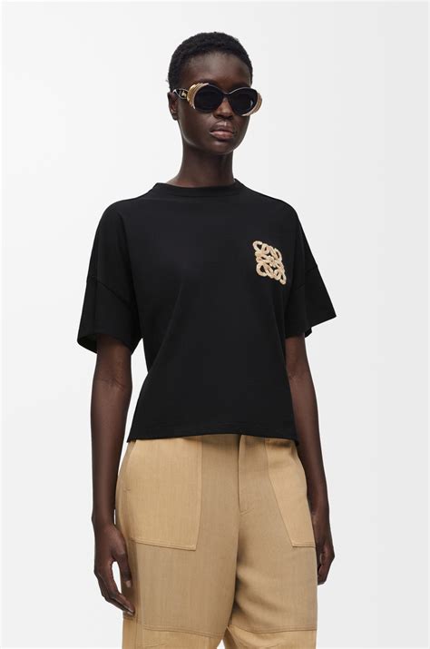 Boxy fit t-shirt in cotton Black - LOEWE