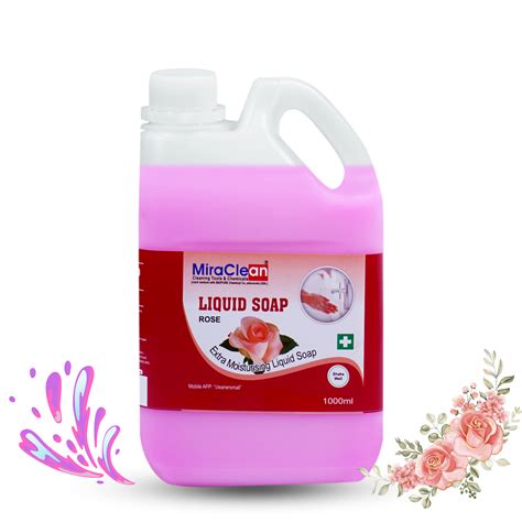 Liquid Soap Rose 1L – Miraclean