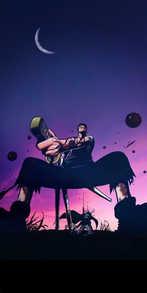 Download Anime Character Roronoa Zoro PFP Wallpaper | Wallpapers.com